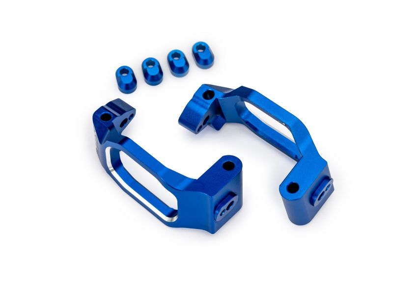 Traxxas Nachlaufblock vo Aluminium blau (2) MAXX + MAXX SLASH 10232-BLUE