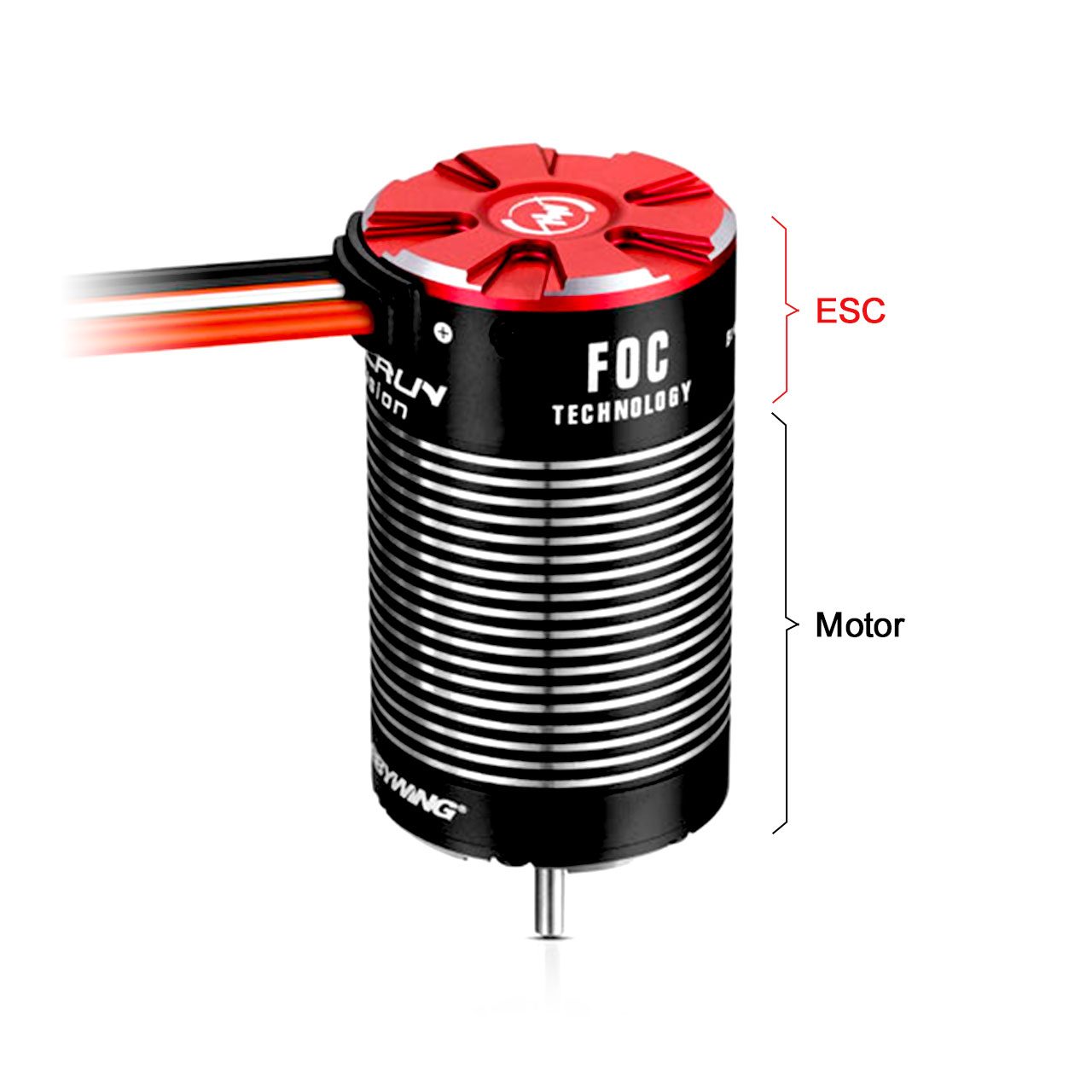 Hobbywing Quicrun Fusion Combo für Rock Crawler 1200KV FOC 30120400