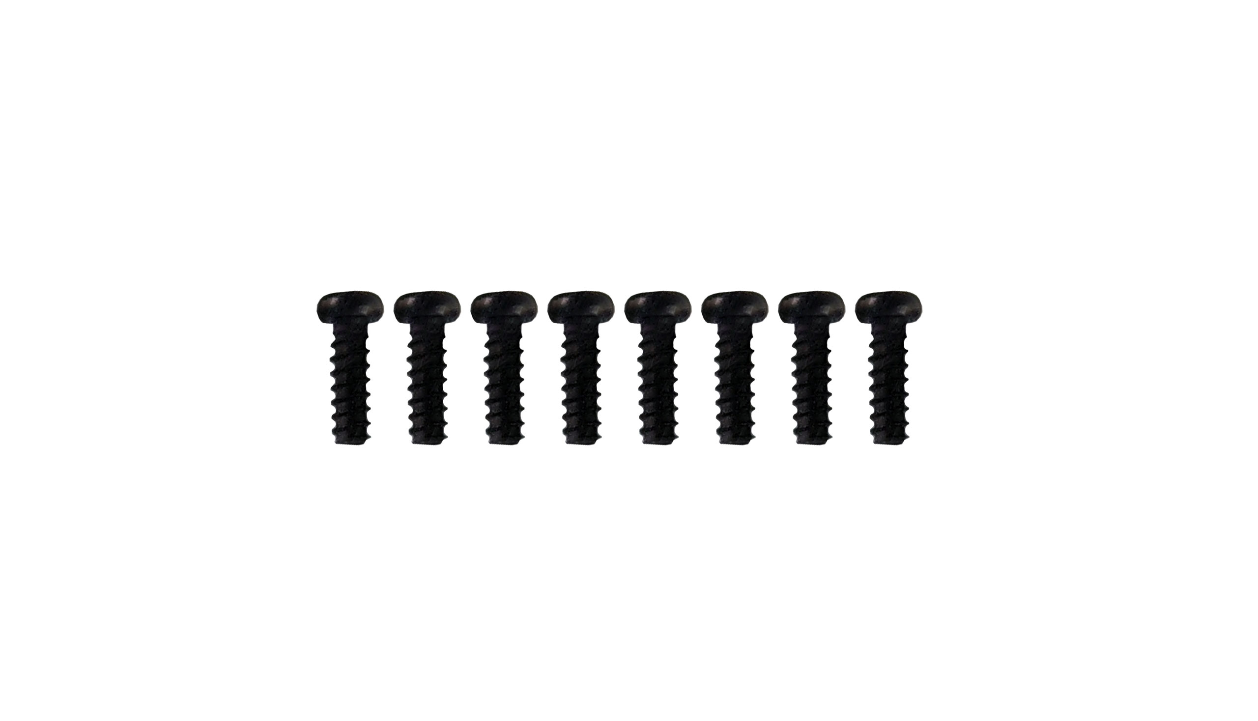 Amewi Rundkopfschrauben Schneidegewinde 2,5x8mm, 8 Stück 17223184