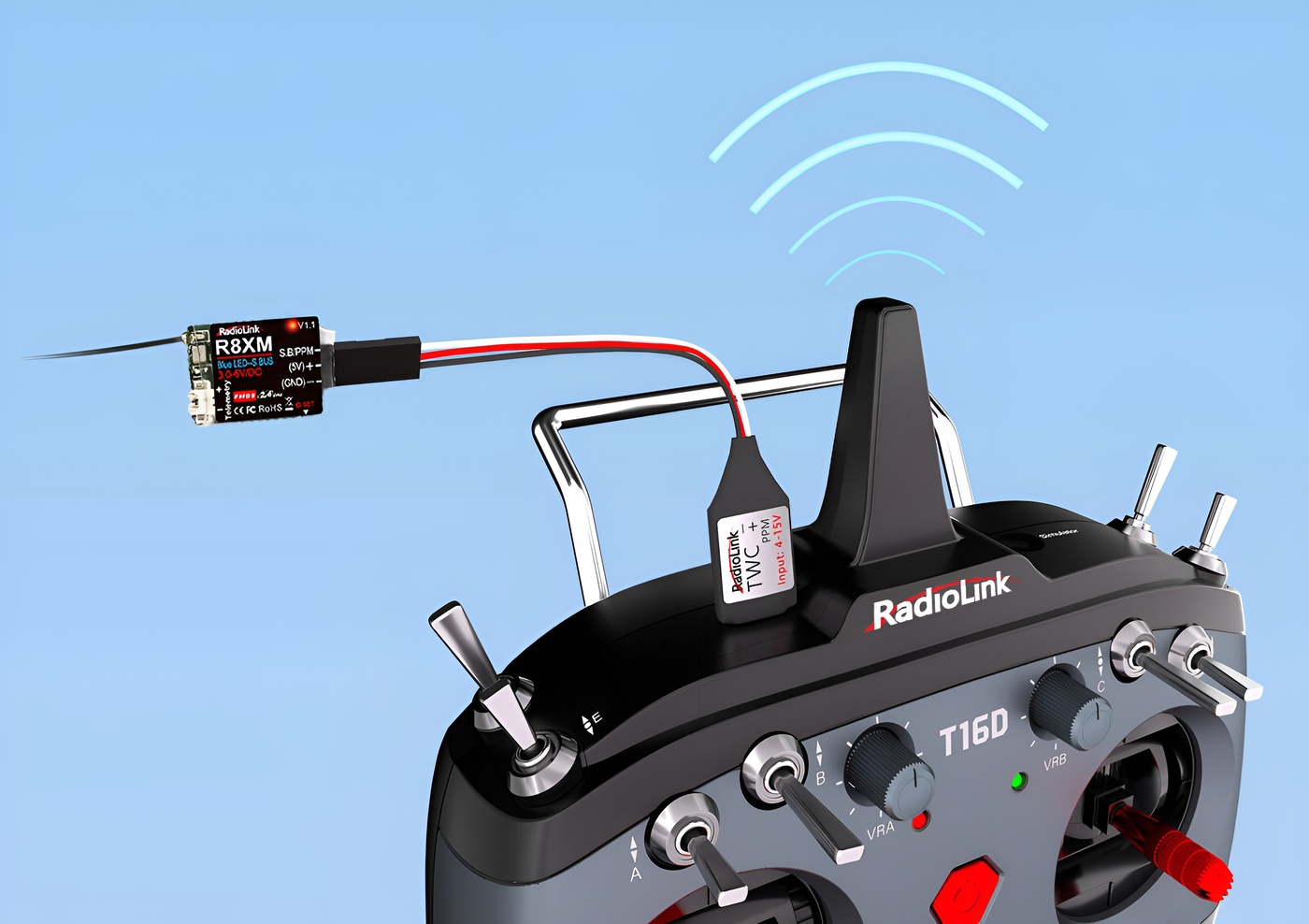 RadioLink TWC Wireless Trainerkabel USB-C (T12D/T16D) WTC-2