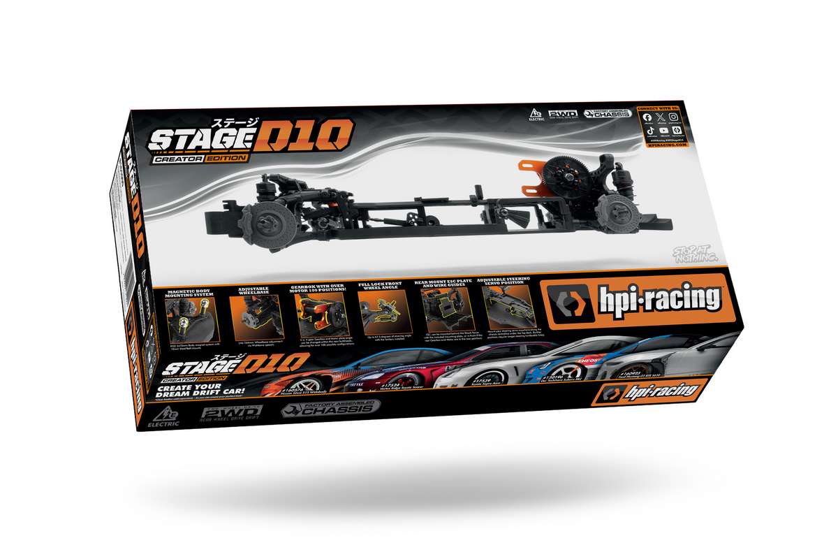 HPI Stage-D10 Creator Edition Drift RC-Car Chassis 161000