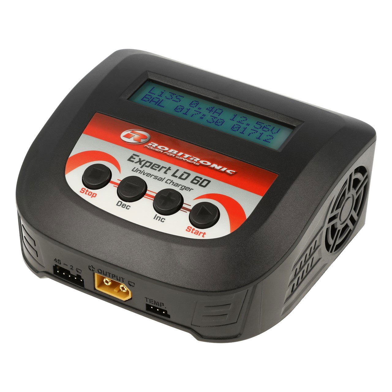 Robitronic Expert LD60 Ladegerät LiPo 2-4s 6A 60W R01012
