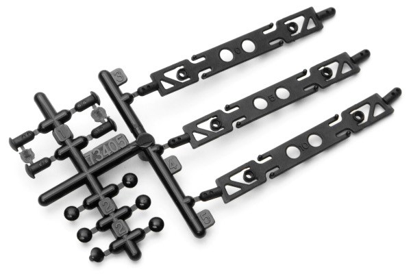 HPI Heckflügel Halter Set (Micro) 73405