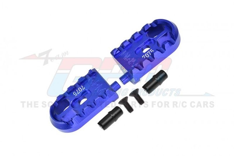 GPM Alu Fußraster-Set blau 1/4 PROMOTO-MX MOTORCYCLE RTR FXR-LOS06000/60 MX014B