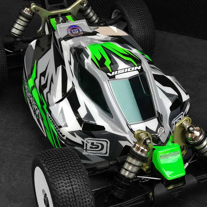 Bittydesign Body VISION 1/8 Buggy Kyosho MP10e Clear Pre-cut BDVIS-KYOMP10E