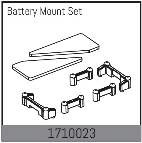 Absima Batteriehalter Set 1710023 - Abbildung 1