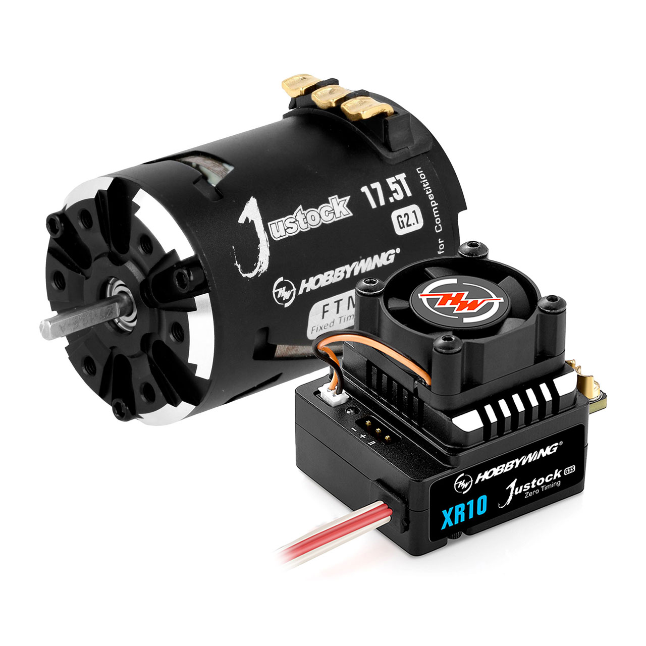 Hobbywing Xerun Justock Combo G3S mit 17.5 Turn 2450kV für 1:10 Stock 38020372