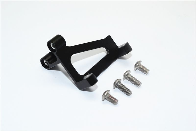 GPM Alu Diffsperre Servobefestigung mitte schwarz Traxxas Traxxas4 & 6