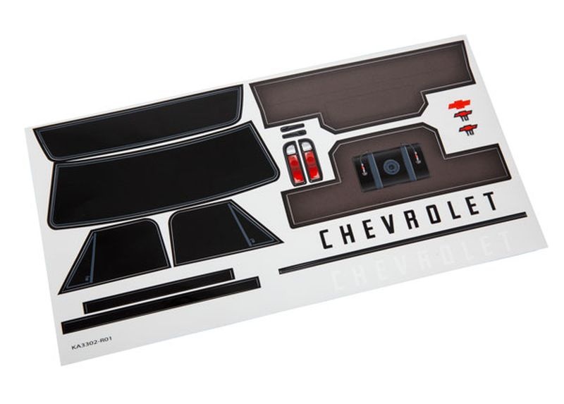 Traxxas Aufkleberbogen Chevrolet C10 9413 - Abbildung 1