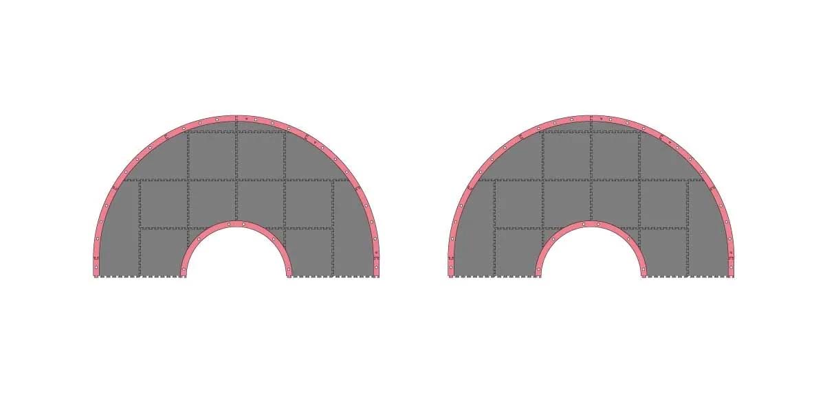 Kyosho Mini-Z Grand Prix Circuit50 Erweiterung Oval (32 St) 87053-04B - Abbildung 1
