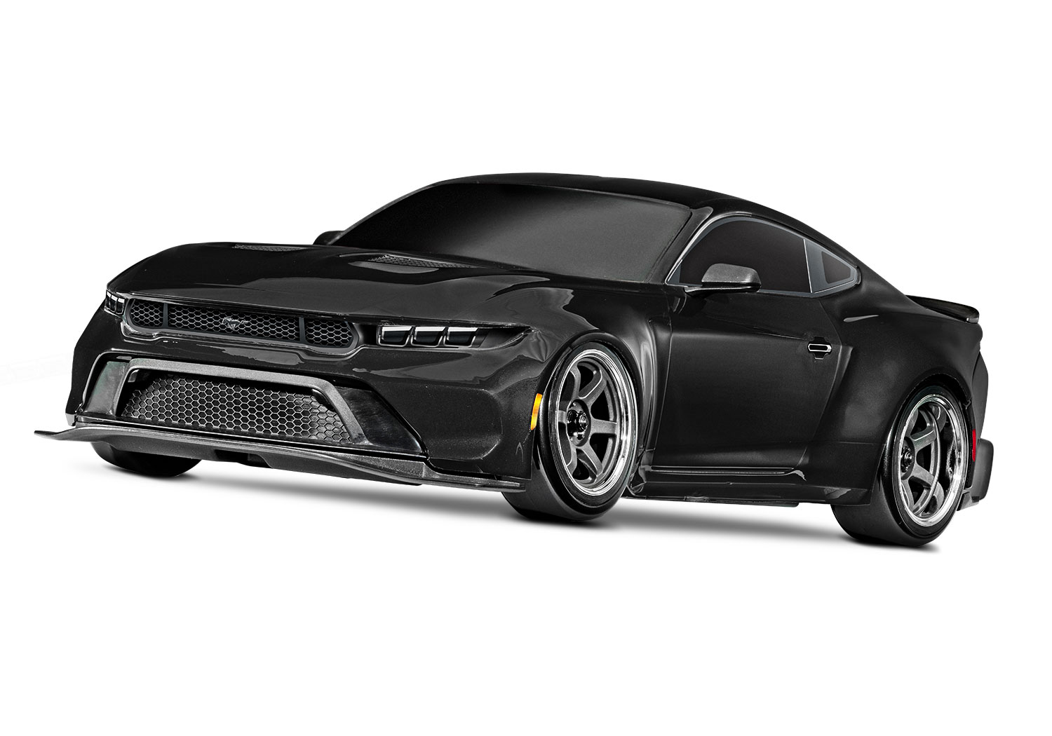 Traxxas 4-TEC Ford Mustang schwarz 1/10 Drift RTR Brushed ohne Akku und Ladegerät 105237-4-BLK - Abbildung 1