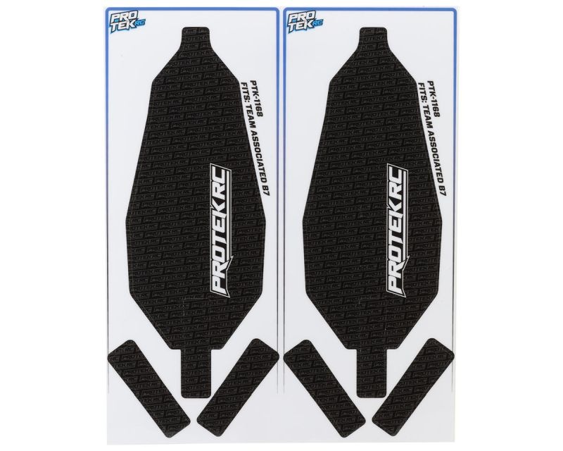 ProTek RC Chassis Protector schwarz für Asso B7 (2)  PTK-1168