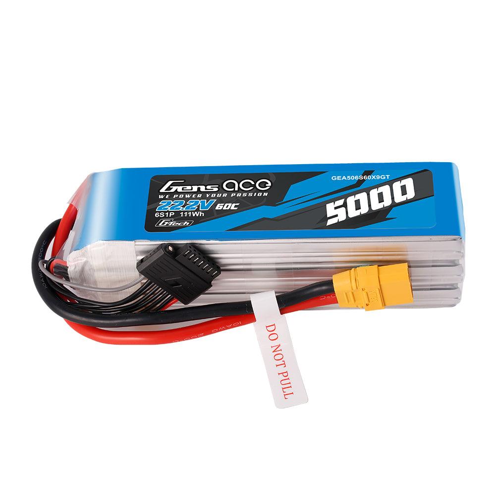 Gens Ace G-Tech 5000mAh 22.2V 60C 6S1P XT90 LIPO Akku Pack GEA506S60X9GT
