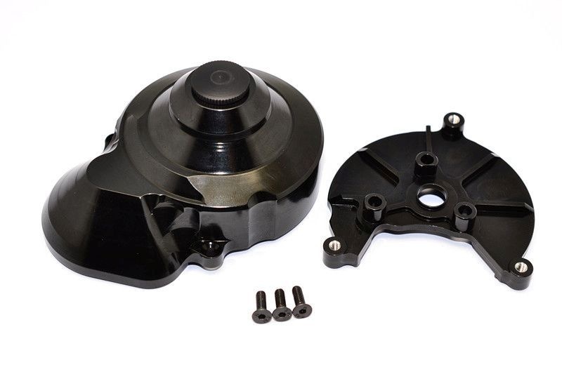 GPM Alu Hauptzahnradabdeckung schwarz Axial Wraith