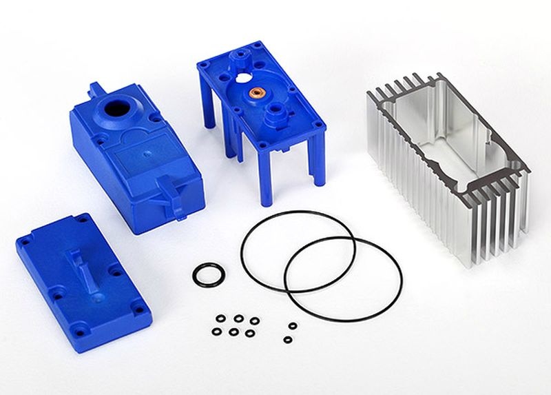 Traxxas 2086 Servo Gehäuse incl. Dichtung für 2085 Servo - Abbildung 1