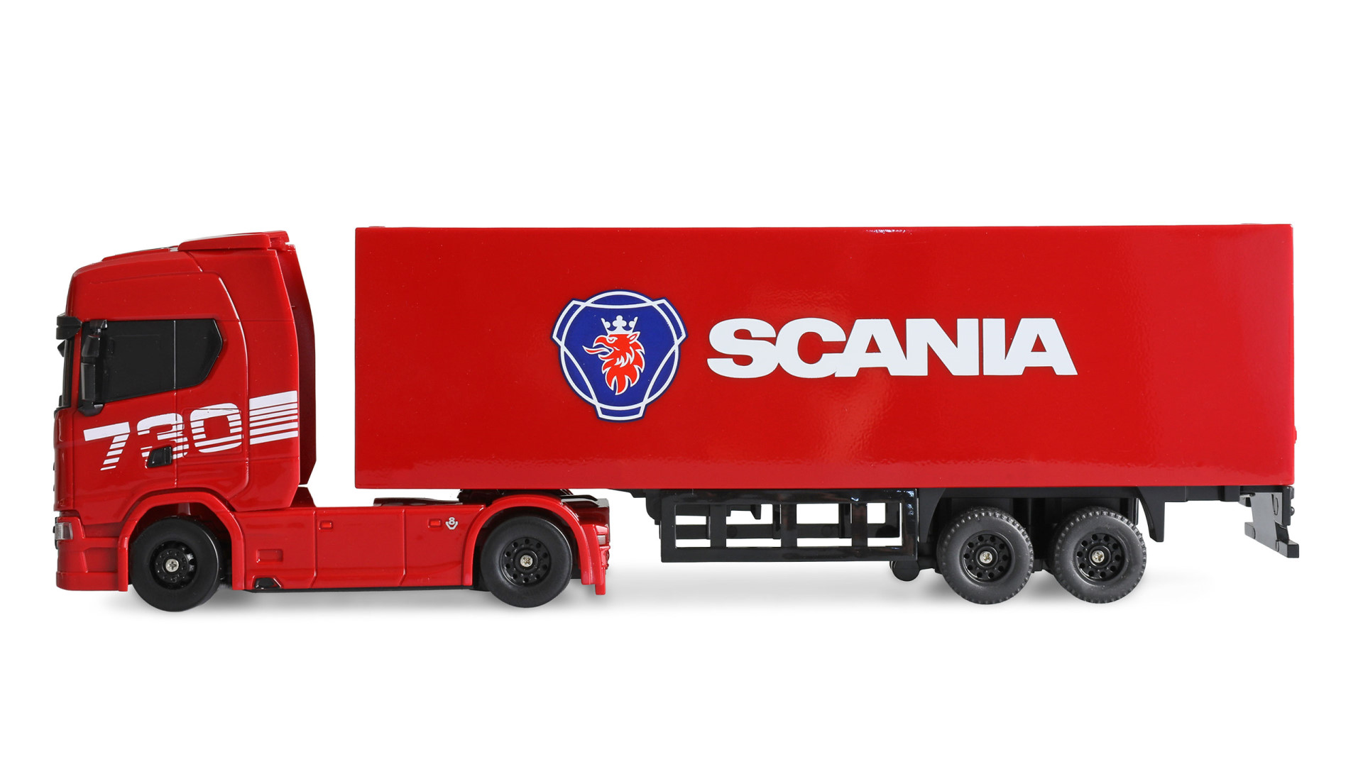 Amewi Scania 730 S Mini LKW mit Kofferauflieger proportional 4WD 1:64 RTR rot - Abbildung 3