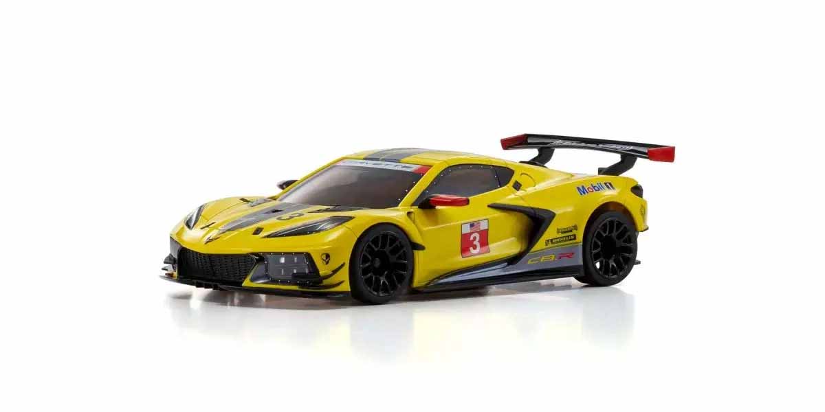 Kyosho Mini-Z MR04 RWD Corvette C8-R Yellow (W-MM/KT531P) 32356Y - Abbildung 1