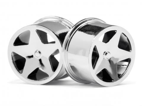 HPI Q32 Super Star Felgen Set (Chrome/4St) 114279 - Abbildung 1