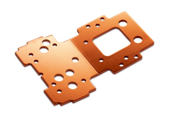 HPI Bulkhead Lower Plate 2.5mm (Flux/Orange) 160143