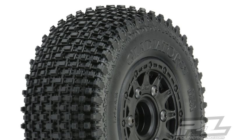 Pro-Line Gladiator SC auf 6x30 Felge schwarz M3 2.2/3.0 für TRX Slash 1169-12