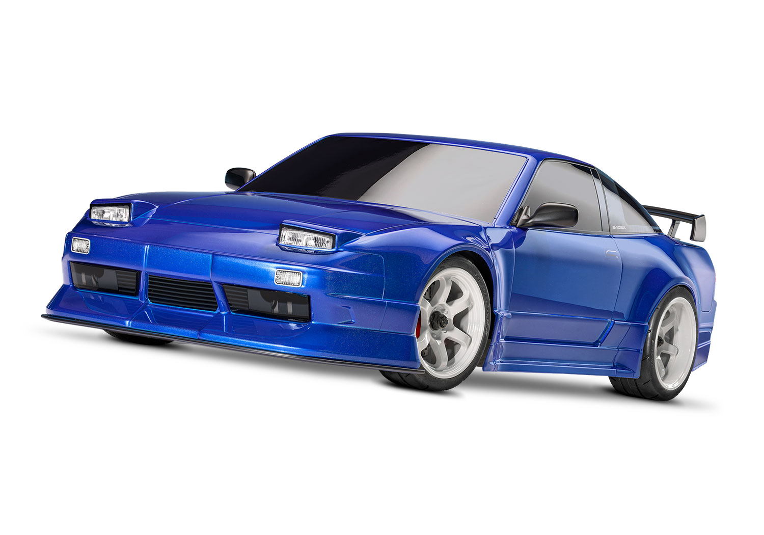 Traxxas 4-TEC Nissan 240SX blau 1/10 VX3 Brushless Tourenwagen ARTR 93424-4-BLUE - Abbildung 1