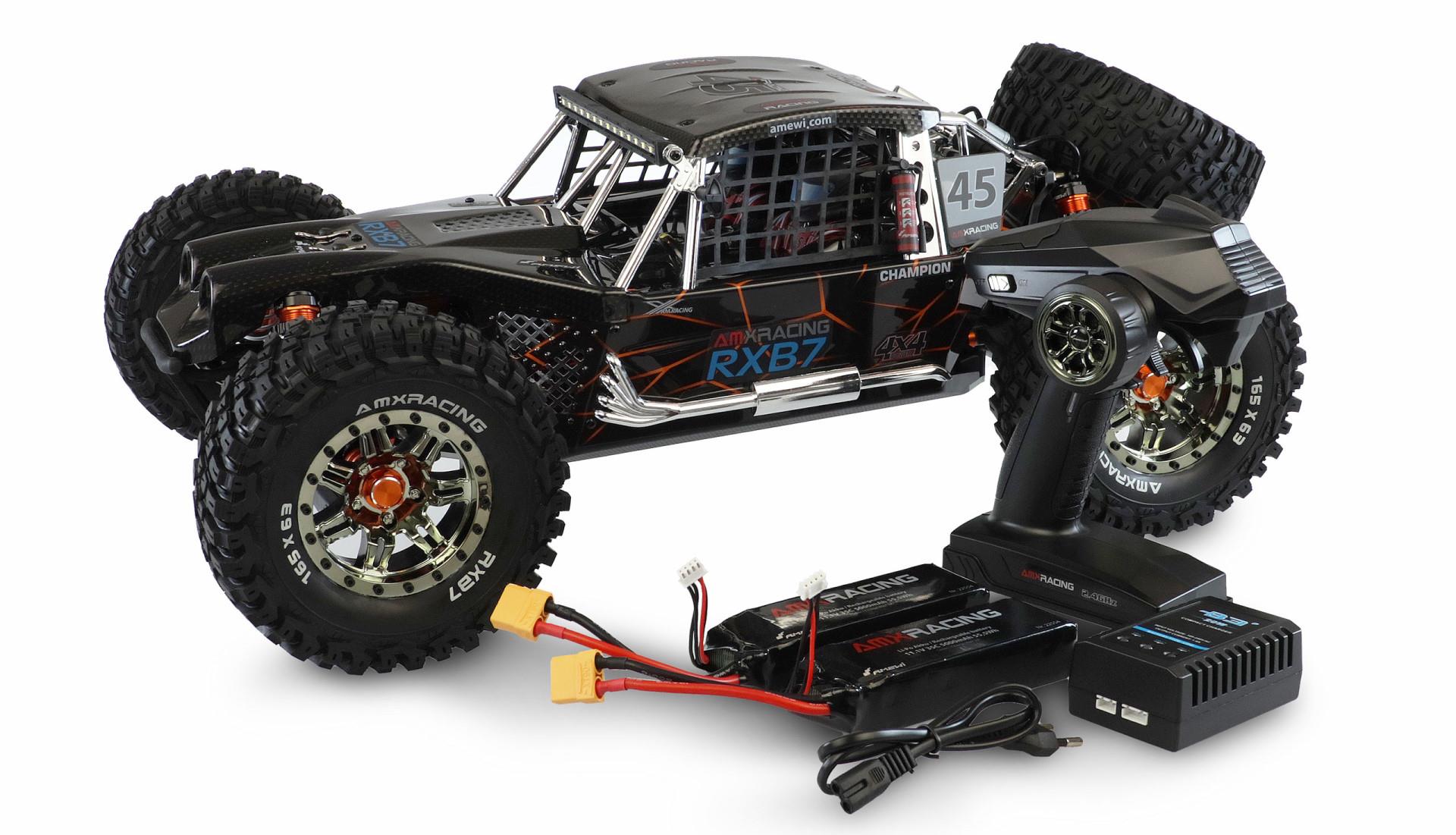 Amewi AMXRacing RXB7 Buggy 1:7 4WD RTR schwarz 22553 - Abbildung 2
