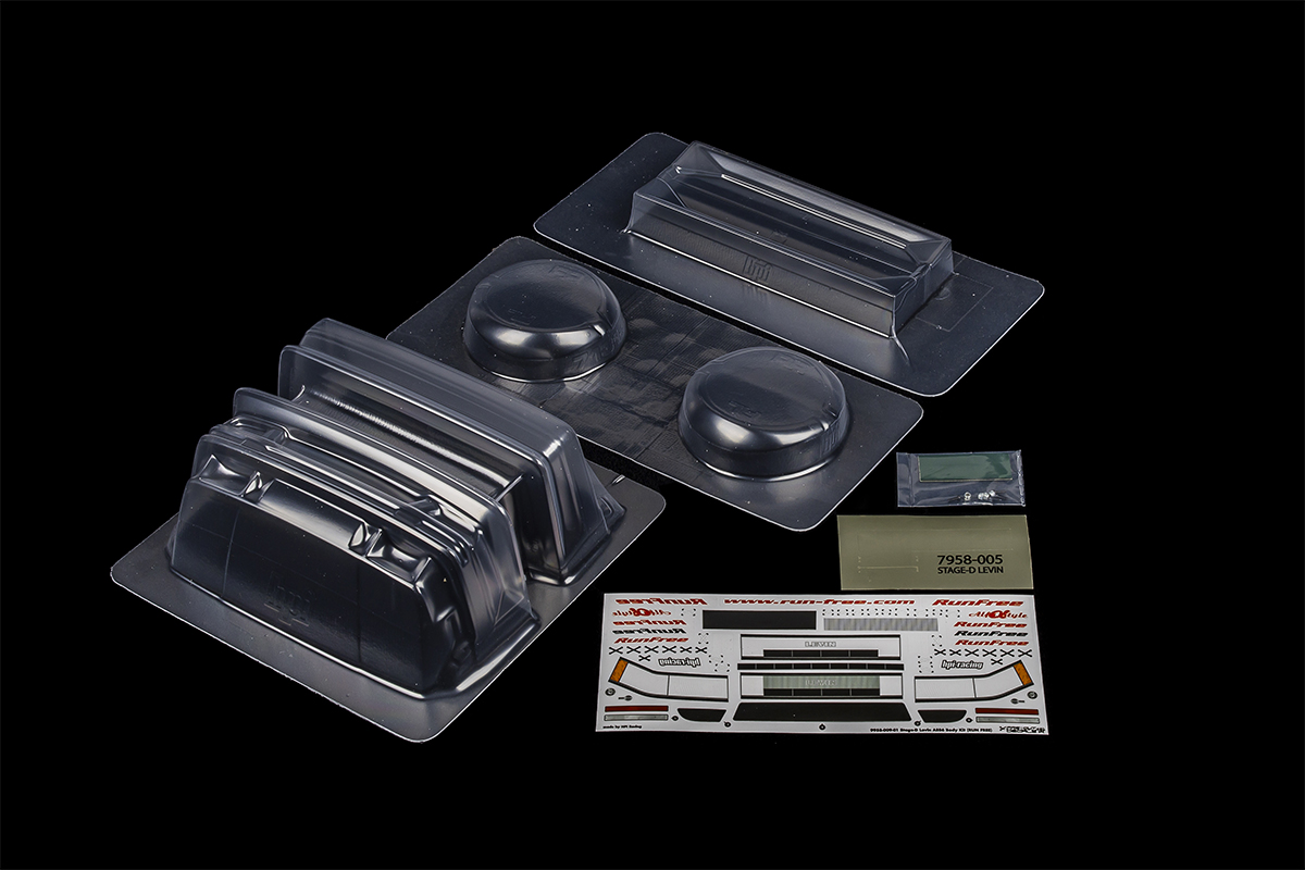 HPI Stage-D Toyota Levin Ae86 Karosserie Kit (Run Free) 117433 - Abbildung 1