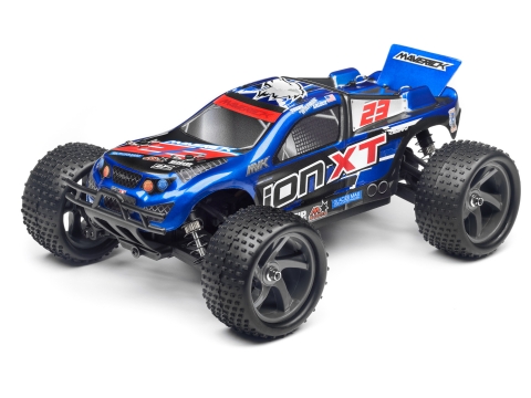 Maverick Blau lackierte Truggy Karosserie mit Aufklebern (iON XT) MV28065