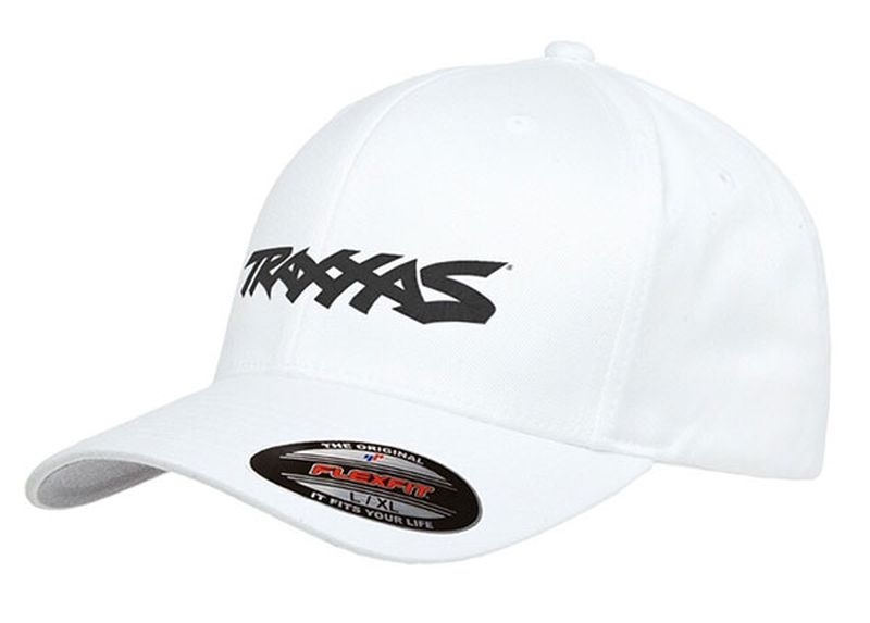 Traxxas Cap Logo Hat White L/XL 1188-WHT-LXL