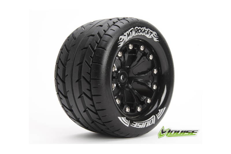 Louise MT-Rocket soft Felge schwarz 1/2 Offset (2) Truck 2,8 L-T3201SBH