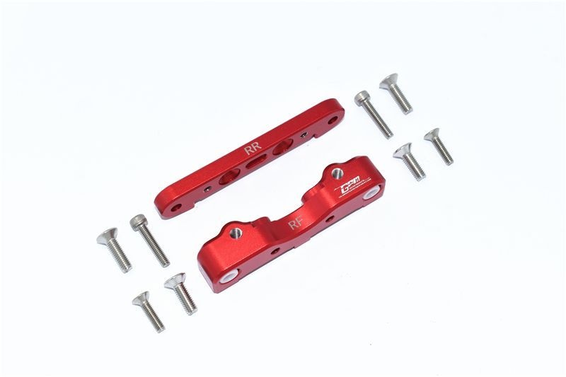 GPM Alu Querlenkerbefestigung unten hinten rot ARRMA Kraton, Outcast 8s MAKX009R