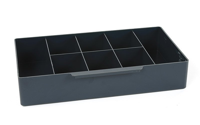Robitronic Polybutler Werkzeugkoffer blau mit 8 Schubladen R14020B