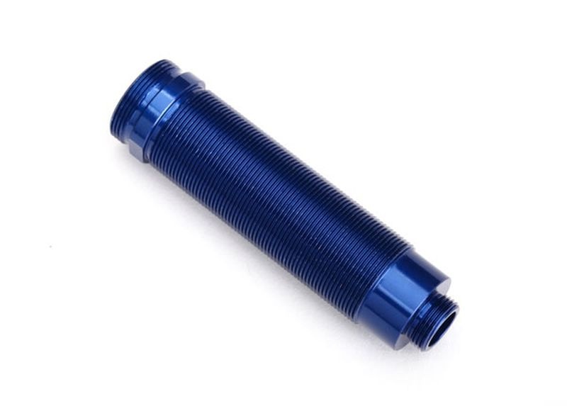 Dämpfergehäuse GTR, 64mm blau Alu vo Gewinde 8452X