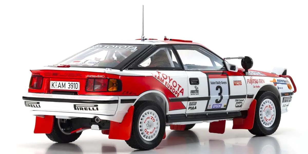 Kyosho 1:18 Toyota Celica GT-Four B.Waldegard Winner Safari 1990 Nr.3 08961A