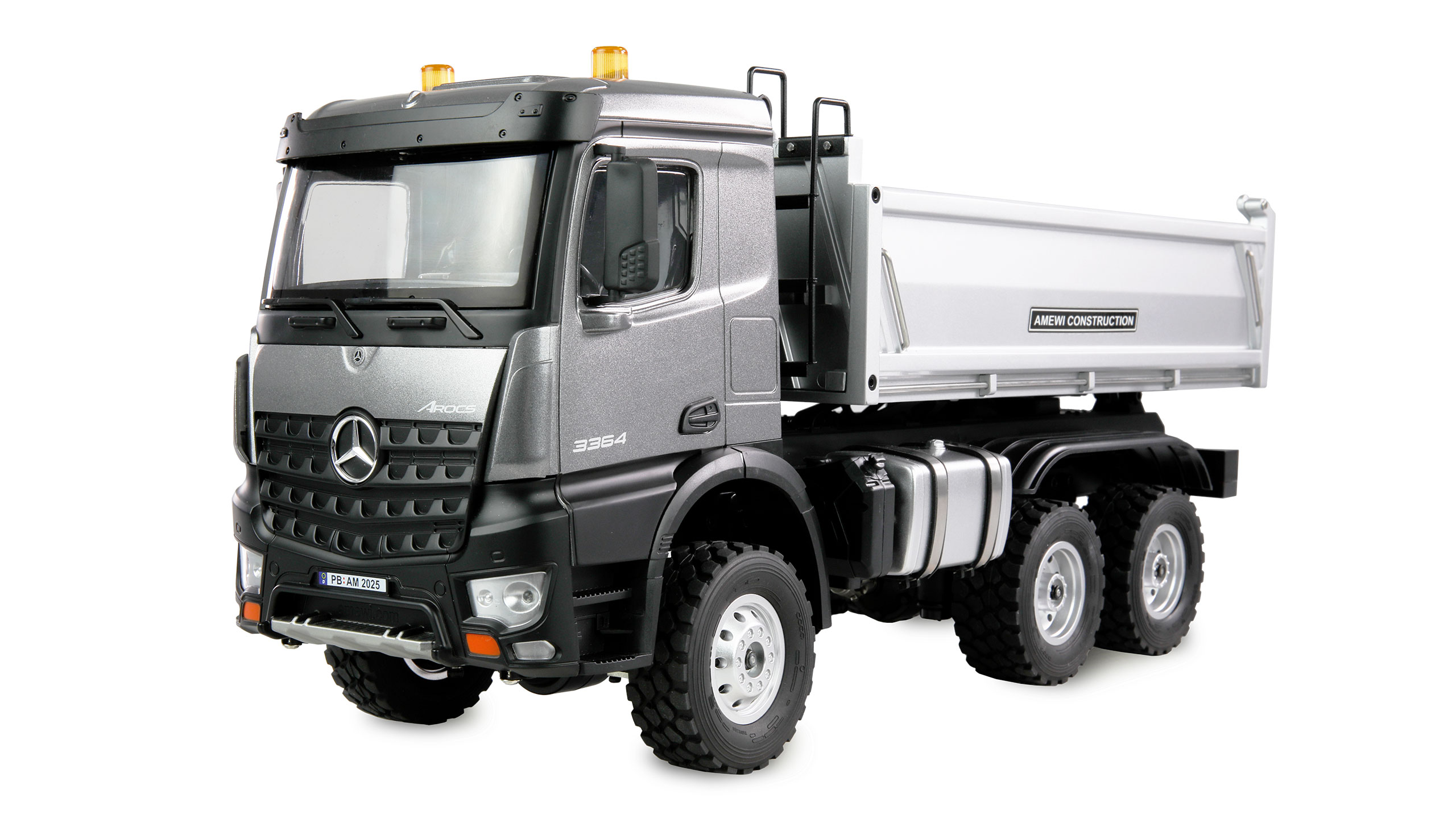 Amewi Mercedes-Benz Arocs Kipper 6x6 1:14 RTR anthrazit 22685