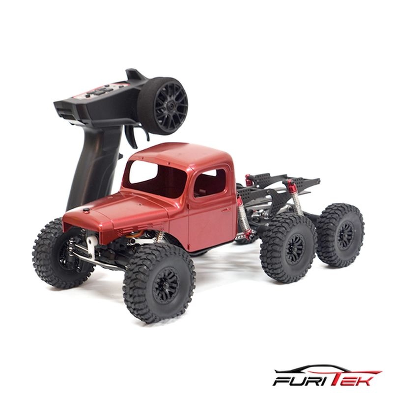 FURITEK CAYMAN PRO 6x6 1/24 Kohlefaser Kit mit Sender/Empfänger Rock Crawler FUR-2271
