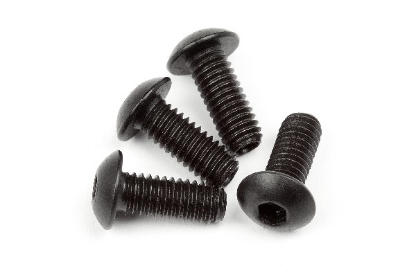 HPI Ausfederweg-Schraube M4X10mm (4St/Apache) 107372