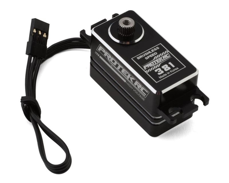 ProTek RC 381 Ultra Low Profile High Speed Brushless Servo (High Volt / Metallgehäuse)
