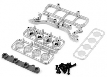 RPM Light Bar Roof (4 Lights) Chrome (LED not included)* 80783