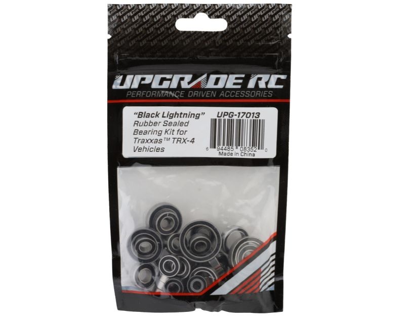 Upgrade RC Black Lightning Kugellager Set mit Gummidichtung  für Traxxas TRX-4 UPG-17013