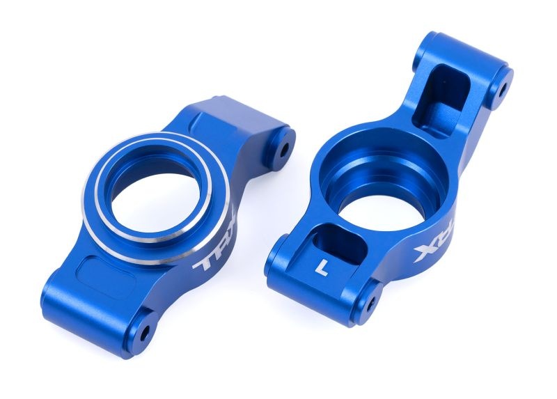 Traxxas Radträger für Radachsen hinten l/r Alu blau XRT, X-Maxx 7852-BLUE