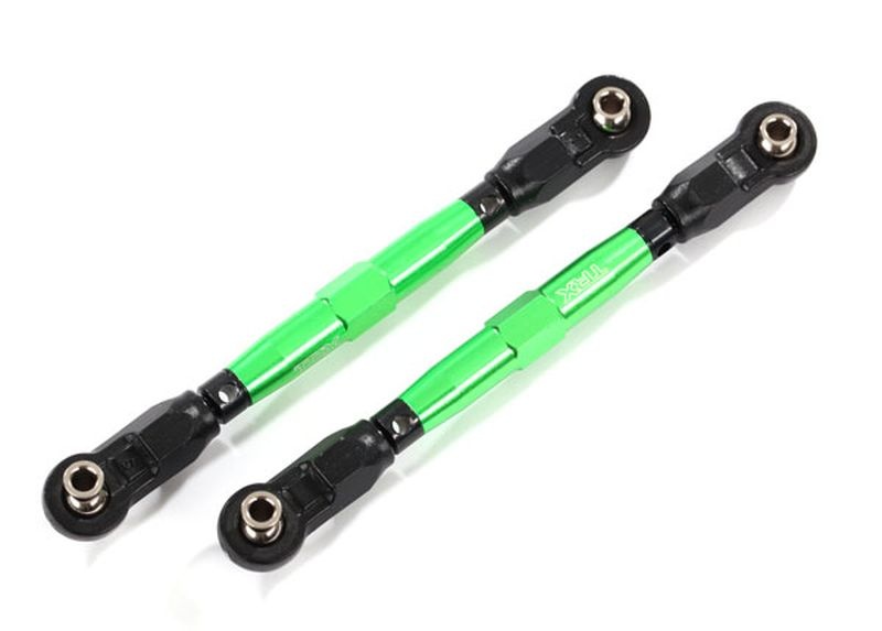 Traxxas Vorspurstangen Alu grün + Zubehör 8948G