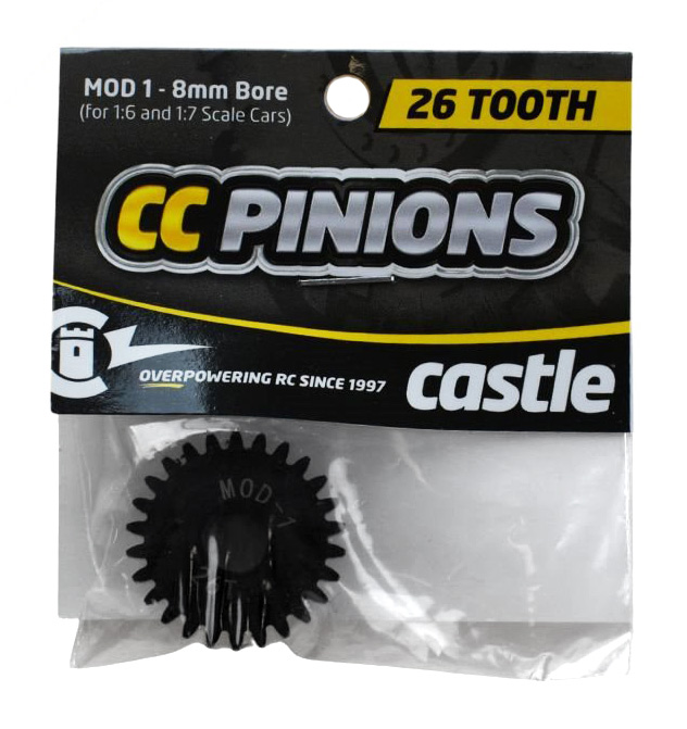 Castle Ritzel Stahl 26 Zähne 26T 8mm Modul 1 010-0065-29
