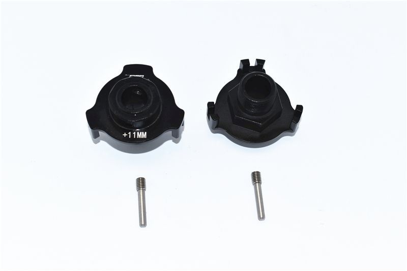 GPM Alu Radmitnehmer Hex +11mm schwarz ARRMA Kraton 8s MAKX10/+11MMBK