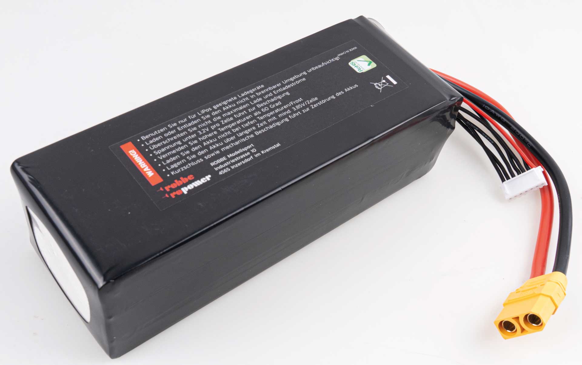 Robbe RO-POWER ULTRA HP 8350MAH 22,2V 6S 25(50)C LiPo Akku XT-90 (185,4Wh) 7423