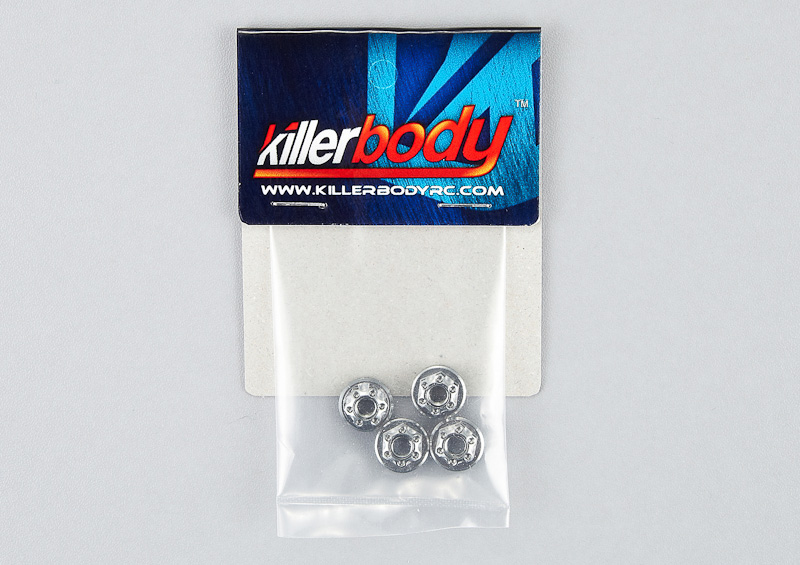KB48365GY Radmuttern Aluminium Grau (4 Stk)