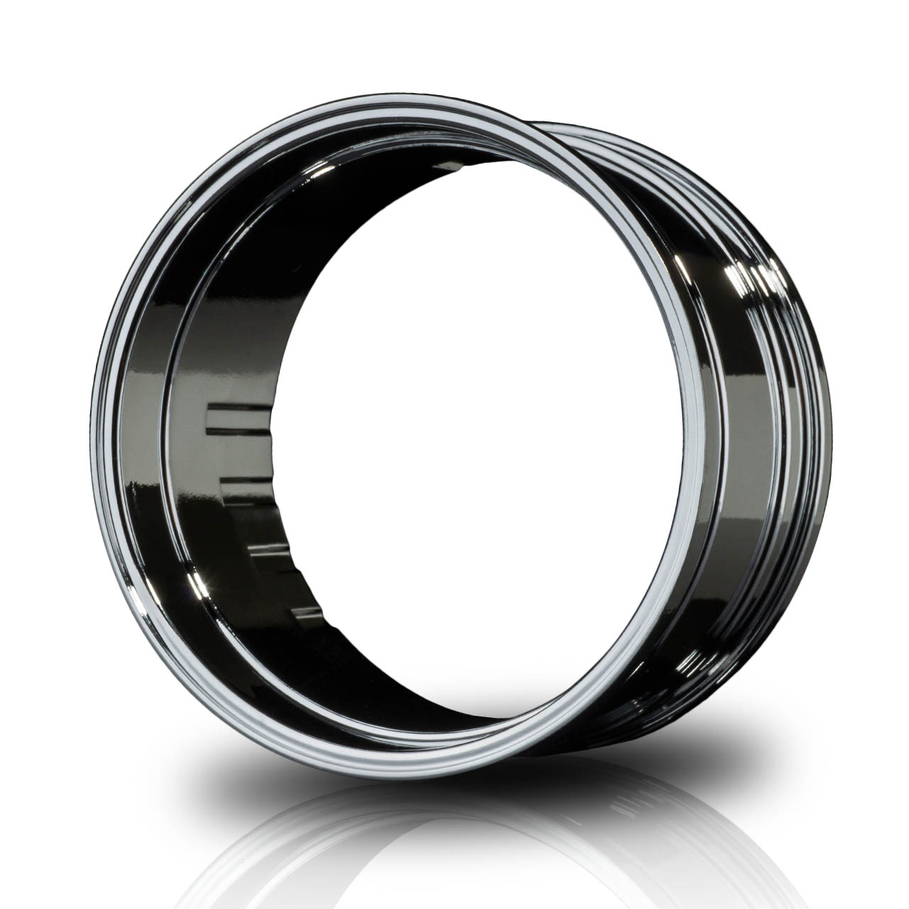 102085S Felgenhülse silber Offset 4-fach verstellbar (2 Stück)
