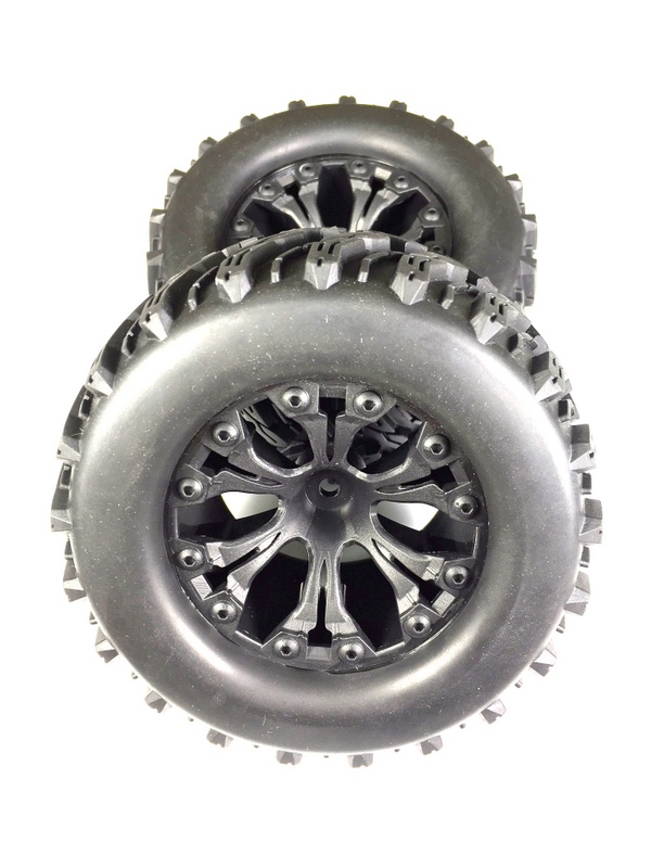Absima Räderset Monster Truck "Offroad" schwarz 1:10 (2 St.) 2500017