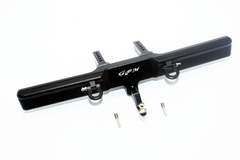 GPM Alum. Bumper hinten mit D-Rings, Abschleppkupplung schwarz Traxxas Traxxas4 Bronco