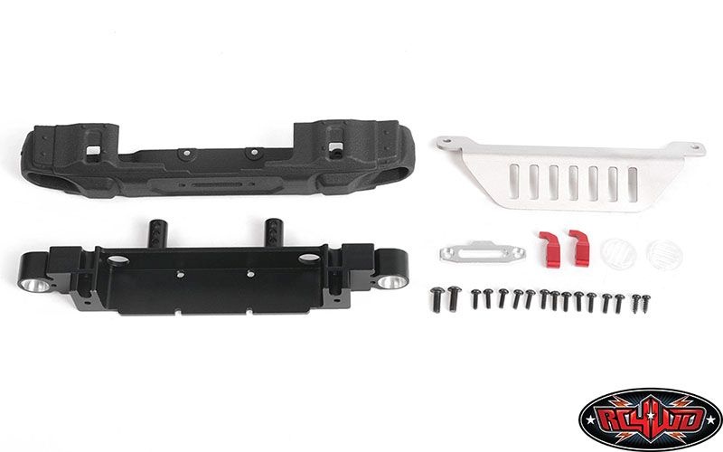 RC4WD OEM Narrow Front Winch Bumper w/ Steering Guard VVV-C1102